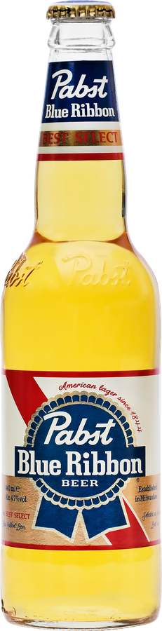 Пиво светлое PABST BLUE RIBBON BEST SELECT фильтрованное пастеризованное 4,7%