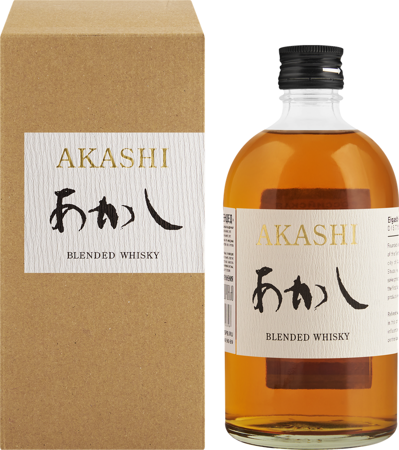 Виски AKASHI Блендед купажированный 40%, п/у