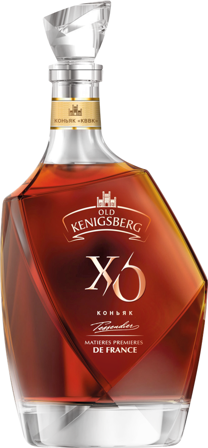 Коньяк СТАРЫЙ КЕНИГСБЕРГ XO выдержанный высшего качества КВВК 40%, п/у