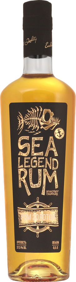 Ром SEA LEGEND Золотой выдержанный 37,5%