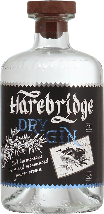 Джин HAREBRIDGE Dry дистиллированный 40%