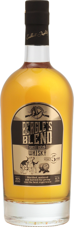 Виски BEAGLE'S BLEND зерновой 5 лет 40%